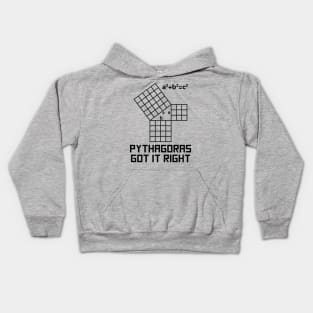 Pythagoras Got It Right Kids Hoodie